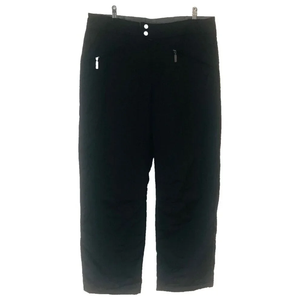 White Sierra Black Nylon Winter Ski‎ Pants Unisex L Activewear Boarding 36 x 31